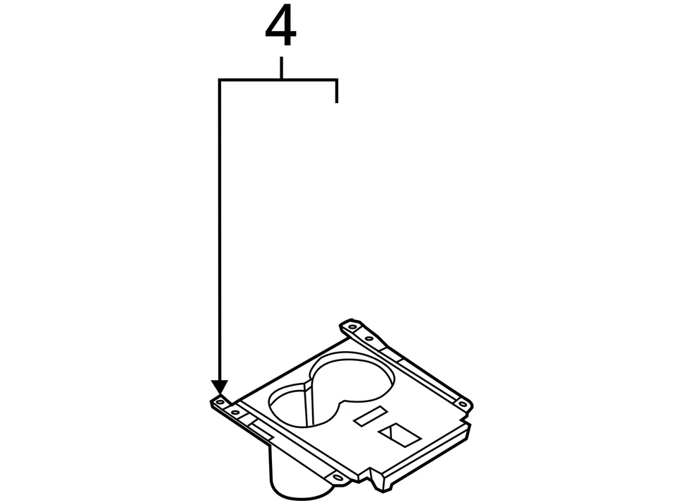 Ford Police Interceptor 2010-2019 sedán soporte Taurus - taza Ag1z5413562ab nuevo Foto 4 de 4