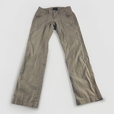 Marmot Pants Womens 4 Khakis Roll Tab Legs 30x31 Gorpcore Hiking Camp Outdoors