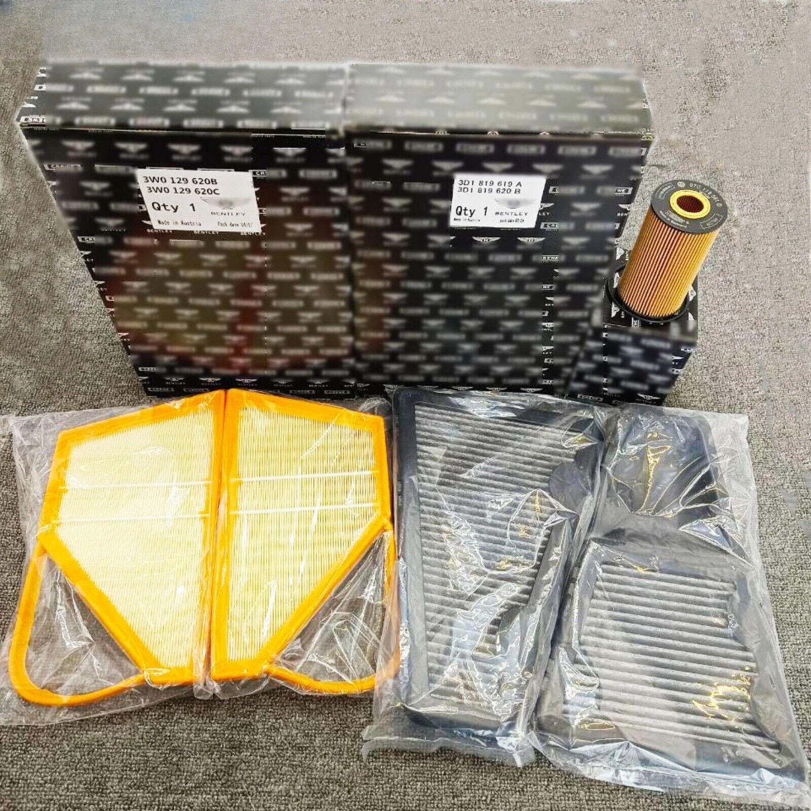 Bentley Continental GT 2009-2013 Cabin air filter P/N 3W0129620C