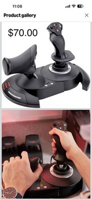  Thrustmaster T-Flight Hotas X Compatible with PC, Wired Flight Stick Controller