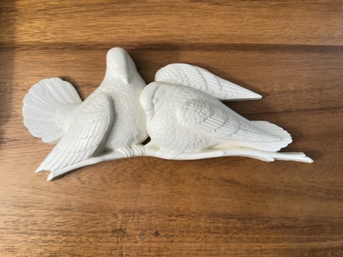 Burwood Products Company White Doves Wall Hanging Number 2024 Circa 1976 11 In - Picture 3 of 7