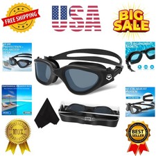 Polarized Swimming Goggles Swim Pool Goggles Anti Fog Anti UV No Leakage Clea...