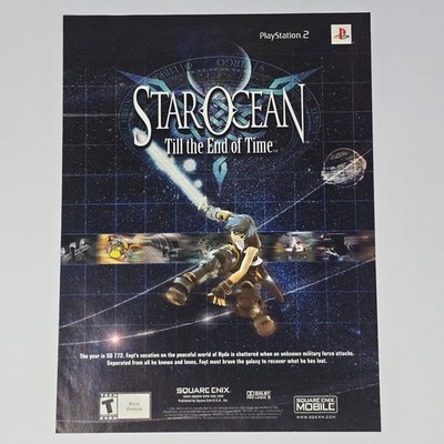 Star Ocean Till the End of Time PS2 Vacation Print Ad/Poster Promo Art