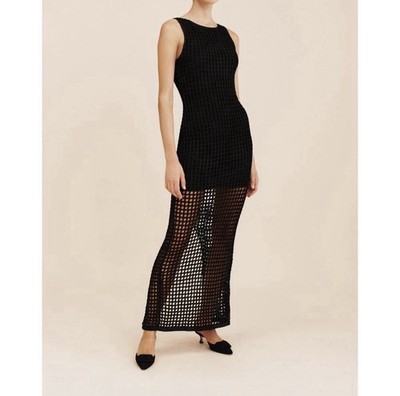 POSSE phoebe dress in black womens size XXS
