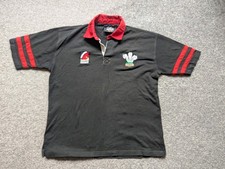 Vintage Wales Rugby Sevens Shirt 2002 Commonwealth Games Size M Good Condition