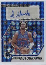 2023-24 Panini Mosaic Rookie Blue Prizm 30/49 Stanley Umude #RA-SUD Auto 00li