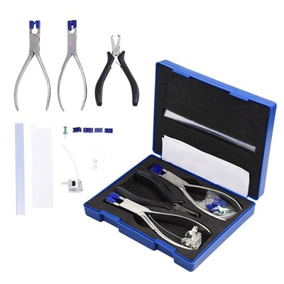 Compact Eyeglass Repair Kit with Cutting & Pressing Pliers - Portable Solution