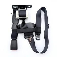  2013-19 Ram 1500 2500 3500 Oem Unlocked Rear Center Shoulder Seat Belt Black