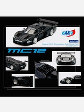 Maserati MC12 Competizione Test Fiorano 200 Matte Black by BBR Models BBRDIE6417