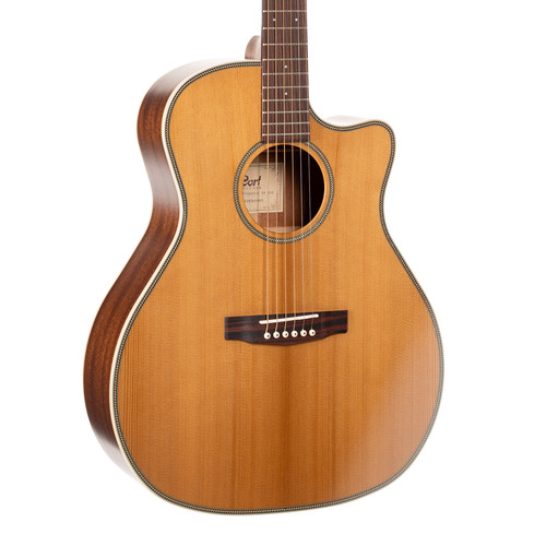 Cort GA4 Essence Auditorium A/E Guitar - Natural Semi Gloss - Open Box