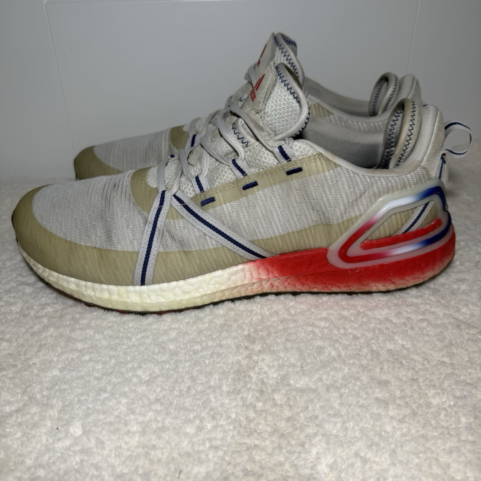 SAOLA Scarpe da corsa Adidas Solarthon GW3445 grigie sneakers uomo taglia 13