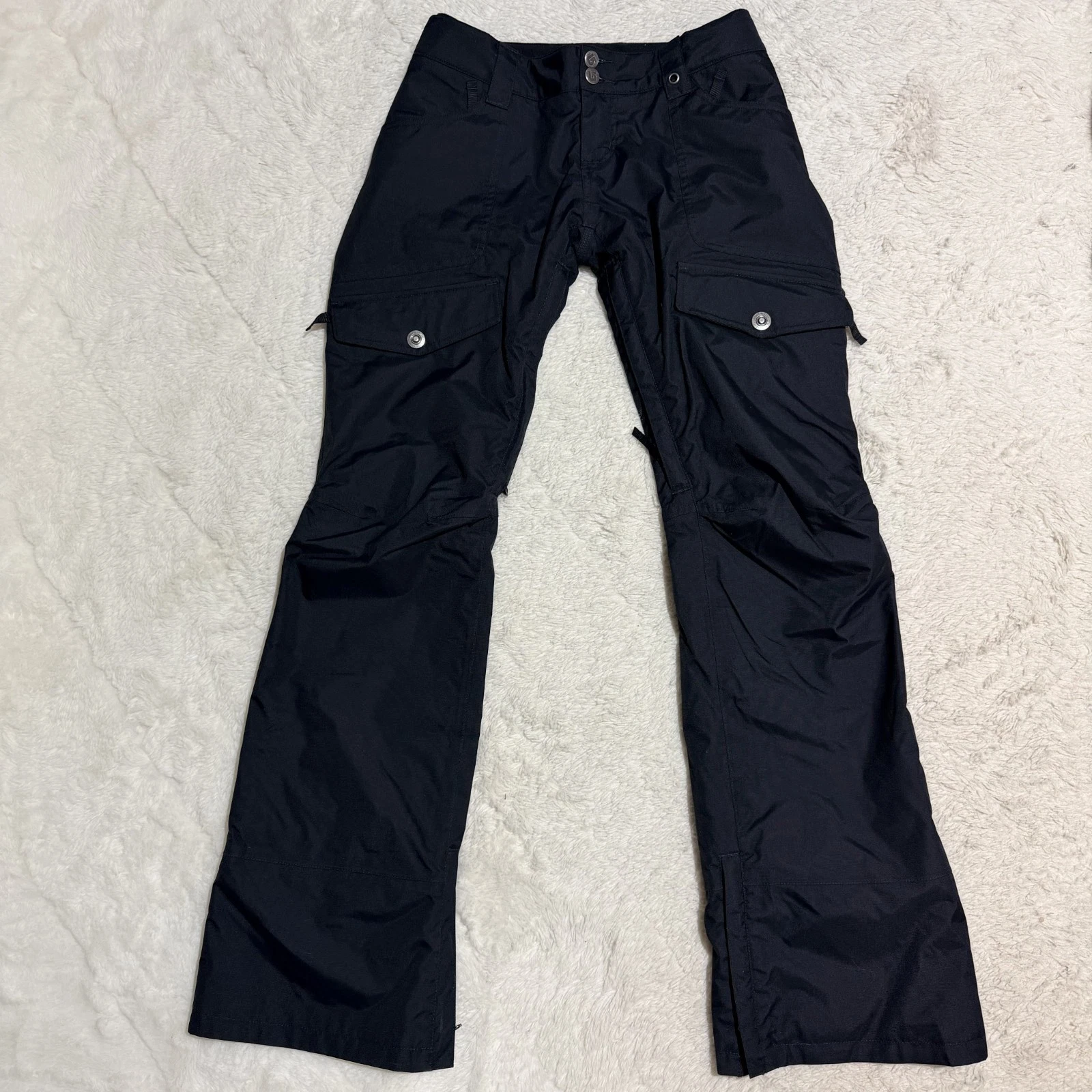 Burton Dryride Snowboard Pants Women XS Waterproof Insulated Ski Pants Black