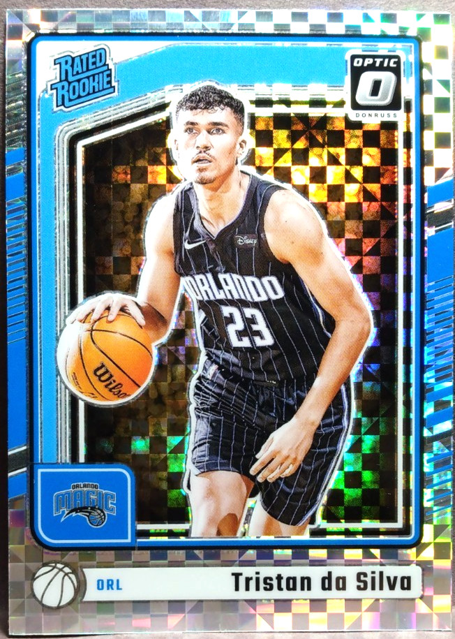 Tristan Da Silva 2024-25 Donruss Optic Checkerboard Prizm Rated Rookie #260 RC