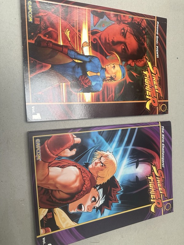 Street Fighter Vol 1 & 2 Graphic Novels Udon Capcom Comics