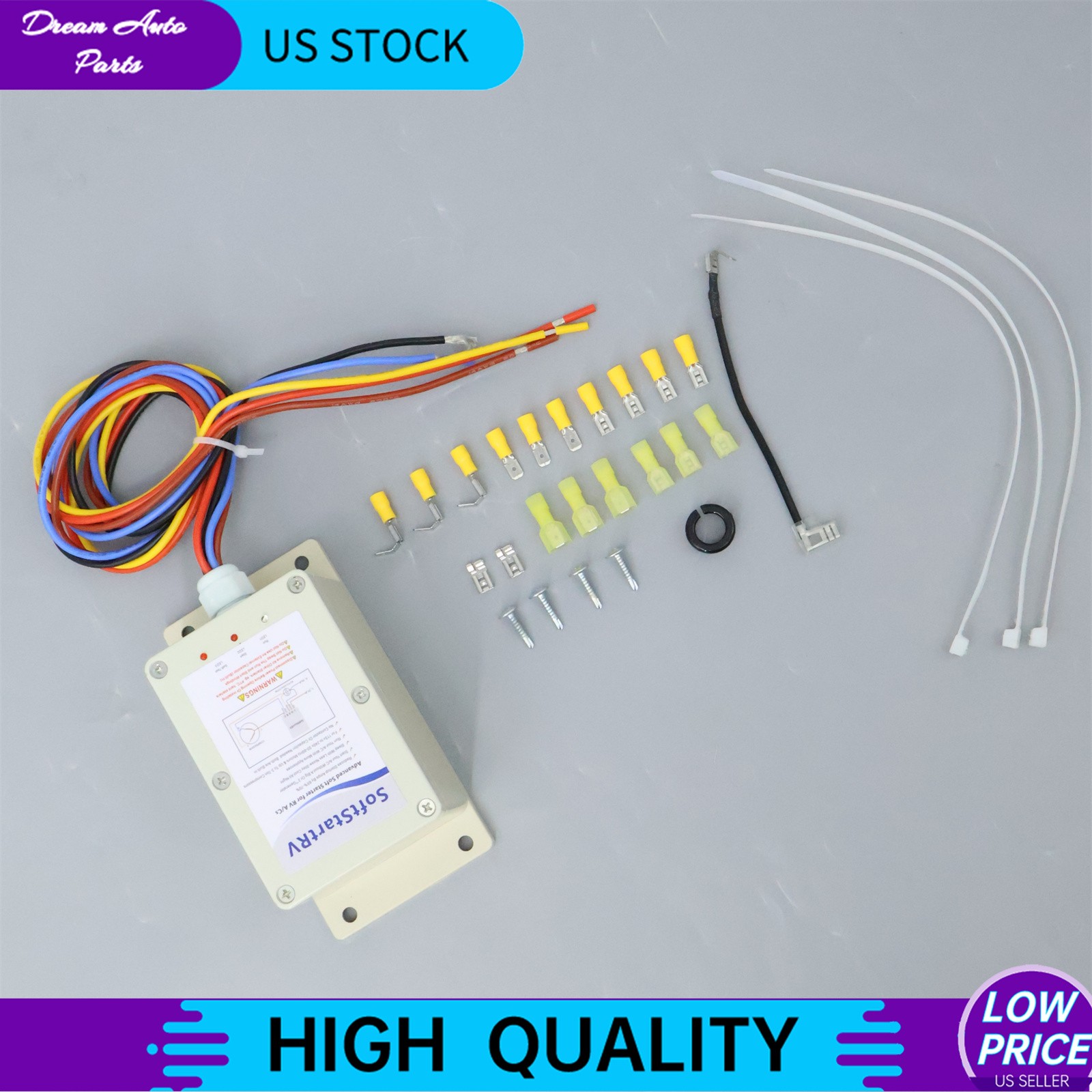 NEW Soft Start Kit Air Conditioner Setup RV A/C Starter Fits SSRV3T 110 Volts