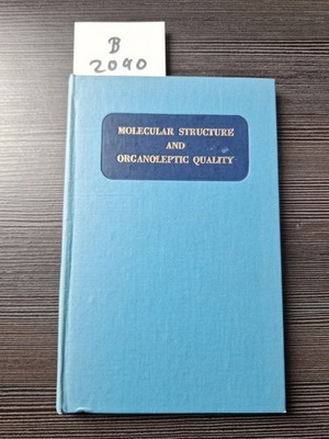 Molecular Structure and Organoleptic Quality 1957 S.C.I. Monograph No.1 