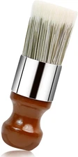 Horse Hair Furniture & Leather Brush Wax & Salve Cleaning Tool with Wooden Handl