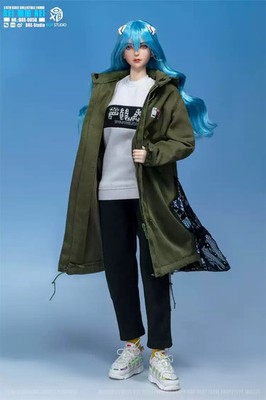 1/6 BOX STUDIO BOX-005A Anime coat Long hair girl Head Body Action
