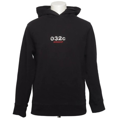 032c, Kapuzenpullover, Größe: S, Schwarz, Baumwolle, Print #MDO