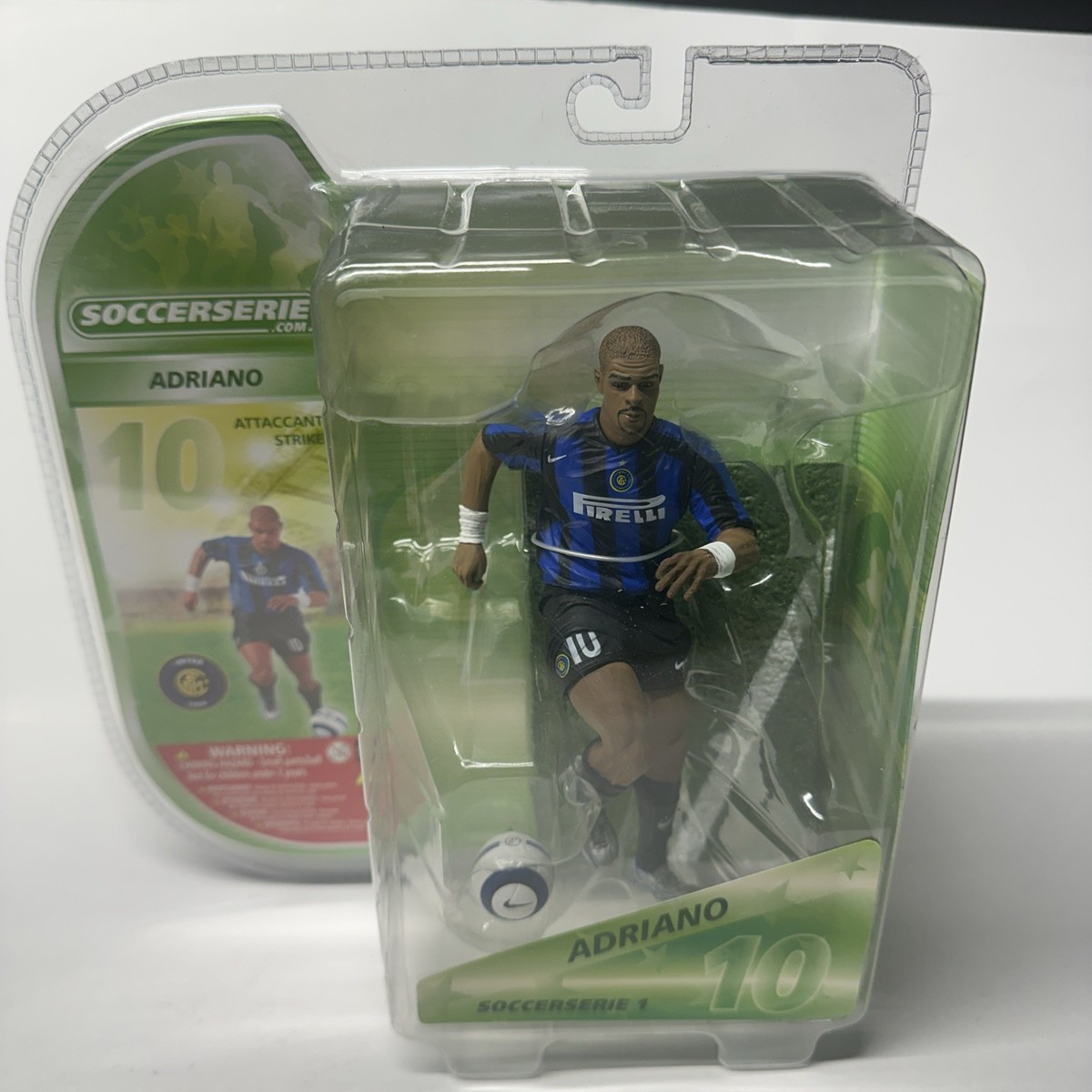 SoccerSerie 1 Serie A Brazil Inter Milan Adriano #10 Striker