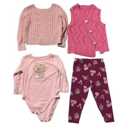 Baby Gap | Carter s Bundle Clothes Toddler Girl 24M 3T Pink Sweater  Pants