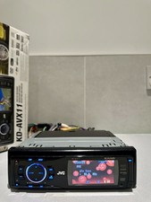 JVC KD-AVX11 Motorized Screen FM CD DVD Single Din Car Stereo Radio Old School