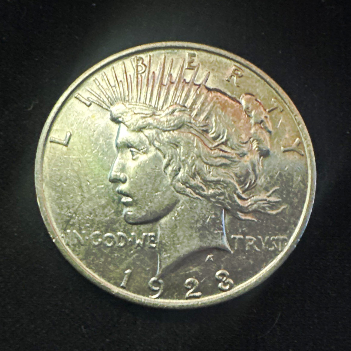 1923 Peace Dollar $1 Silver 0.90 Business Strike P RARE KM#150