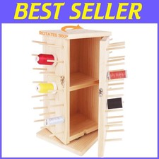 Rotating Wooden Thread Rack for Sewing  Quilting