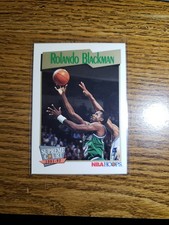 1991-92 Hoops Dallas Mavericks Basketball Card #459 Rolando Blackman SC