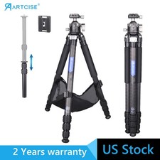 Carbon Fiber Tripod Heavy Duty Travel Tripod Camera Stand 46mm Tripod Ball Head