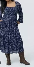 Torrid Floral Smocked Tiered Midi Dress Size 2 (Plus Size 18/20) — listing 3