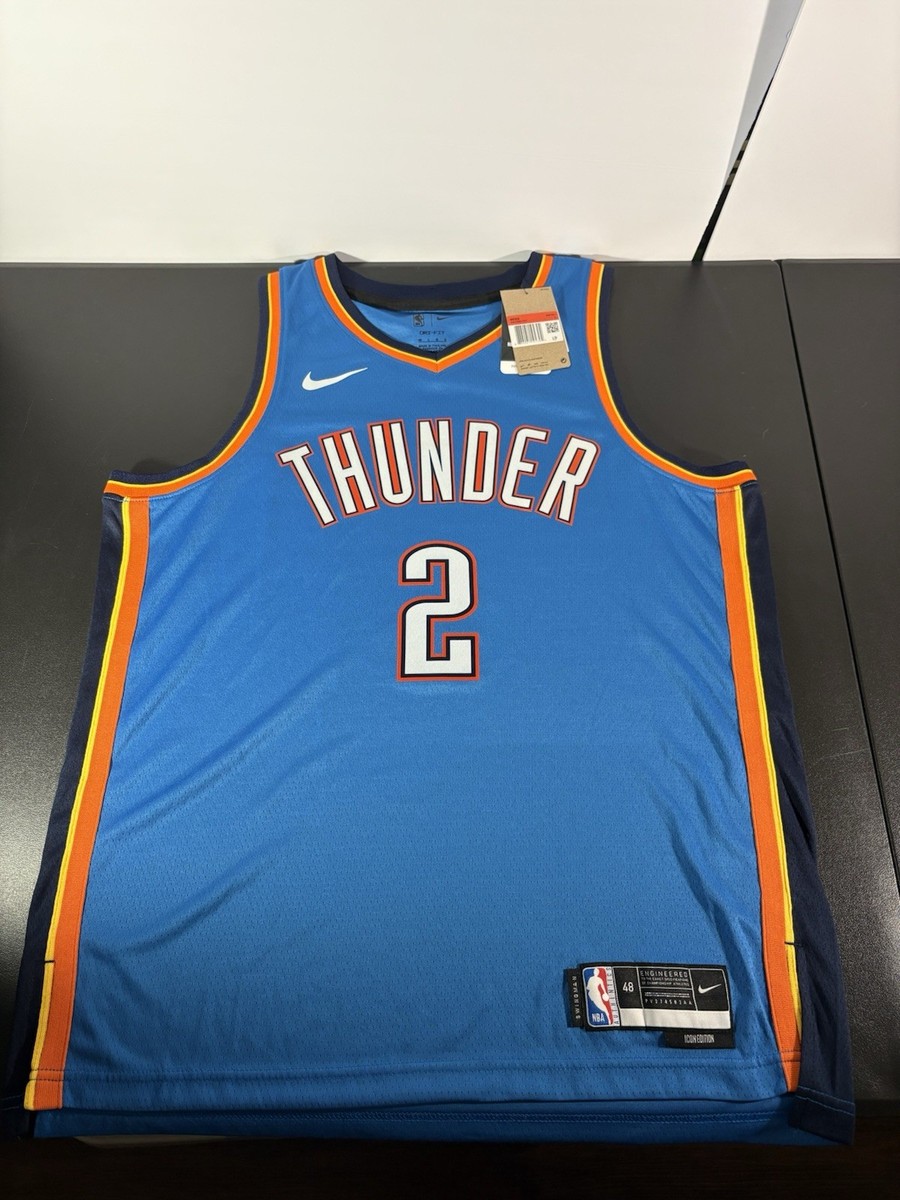 Shai Gilgeous-Alexander Autographed OKC Thunder Signed Jersey NBA