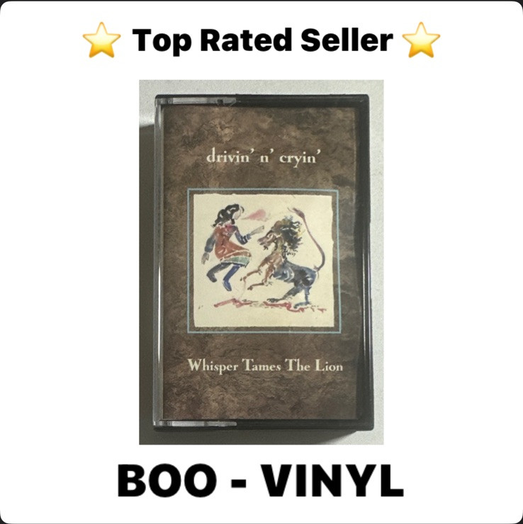 Drivin N Cryin ~ Whisper Tames The Lion Cassette Tape Rock Play Tested Ex / Ex