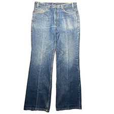 Vintage Levi s 517 Jeans Mens 38x32 Blue Boot Cut Med Wash Denim Made In USA 90s
