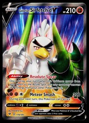 Galarian Sirfetch'd V (Full Art) 174/185 Vivid Voltage Holo