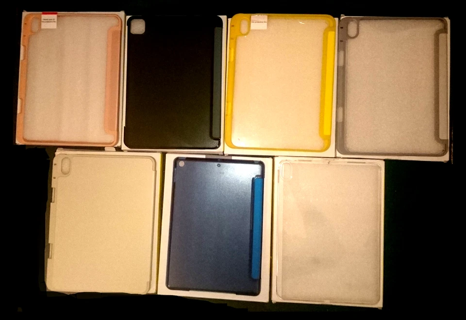 LOTE DE SIETE FUNDAS PROTECTORAS PARA IPAD JETECH - PARA VARIOS MODELOS - LEER DETALLES Foto 2 de 3