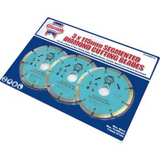 Faithfull 3 Piece Contract Diamond Blade 115mm