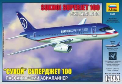 1:144 Zvezda Sukhoi Superjet 100 Kit Z7009 Modellbau