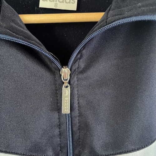 Adidas Track Top Zip Jacket Perfomance Vintage Retro 90’s size UK 12-16 - Picture 5 of 10