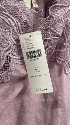 Anthropologie Meadow Rue Women's Size XL Pink Floral Lace Cold-Shoulder Blouse - Picture 3 of 10