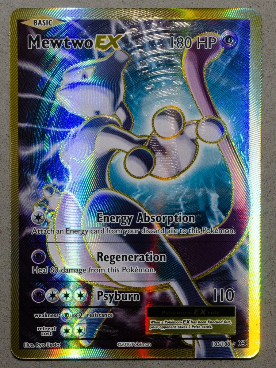 ミュウツー Mewtwo EX 103/108 180HP ポケモンカード Mewtwo EX Pokemon TCG 103/108 Full Art Evolutions XY Mint | eBay