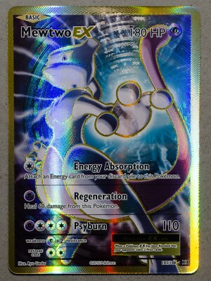 Mewtwo EX Pokemon TCG 103/108 Full Art Evolutions XY Mint | eBay