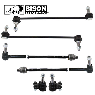 Bison Performance 8pc Front Sway Bar TieRod Ball Joints Kit For Enclave Traverse