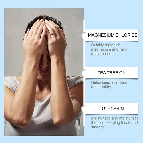 Pure Magnesium Oil Spray 60ml - 100% Pure & Natural Magnesium Oil Spray ۞ - Picture 7 of 10