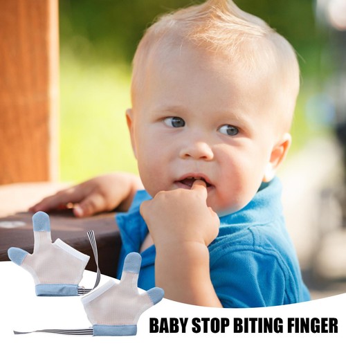 1Pair Bite-Resistant Thumb Sucking Guard Breathable Stop Finger Guard for Baby