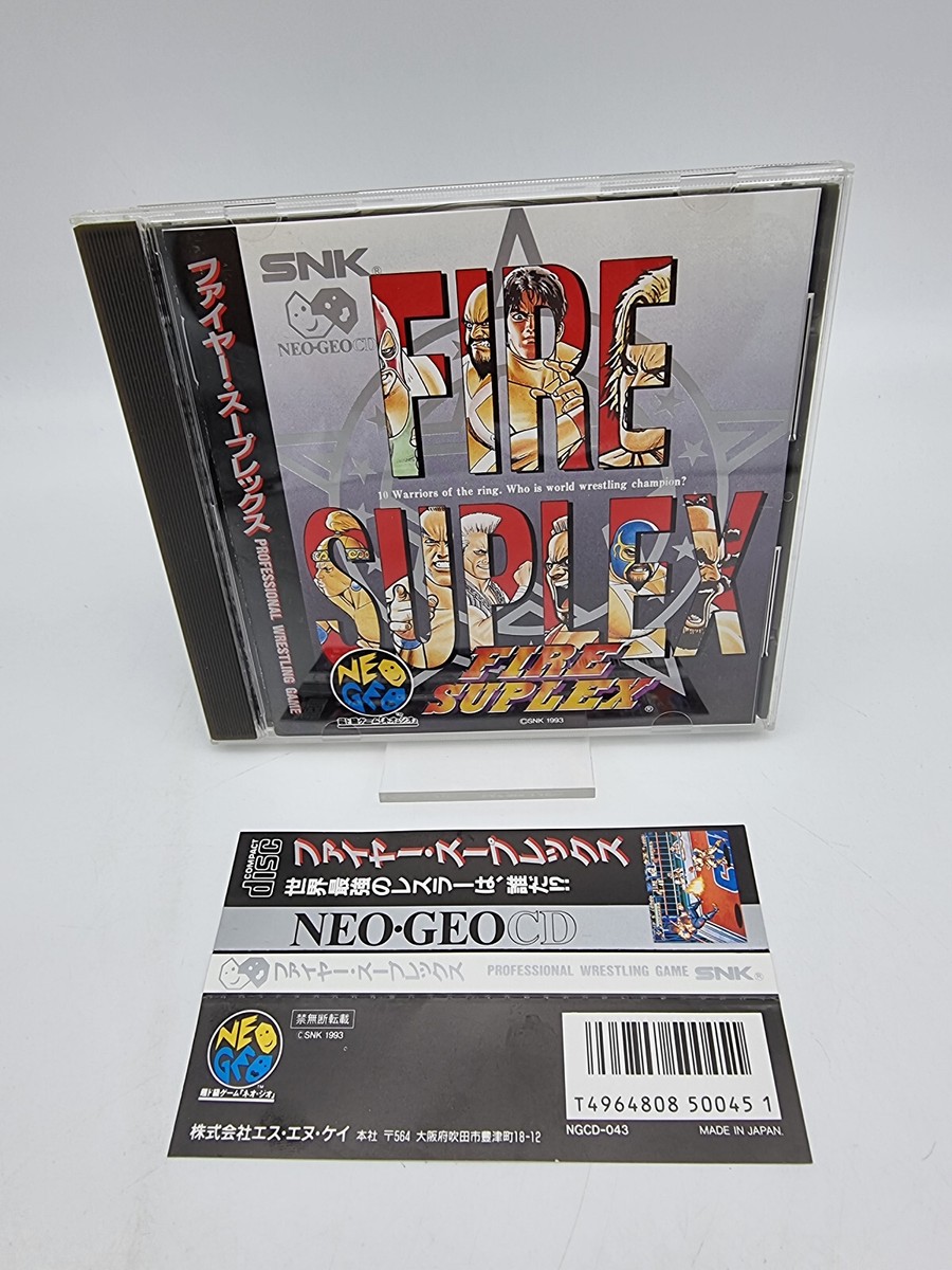 Fire Suplex Spine Card Neo Geo CD Japan Used Tested | eBay