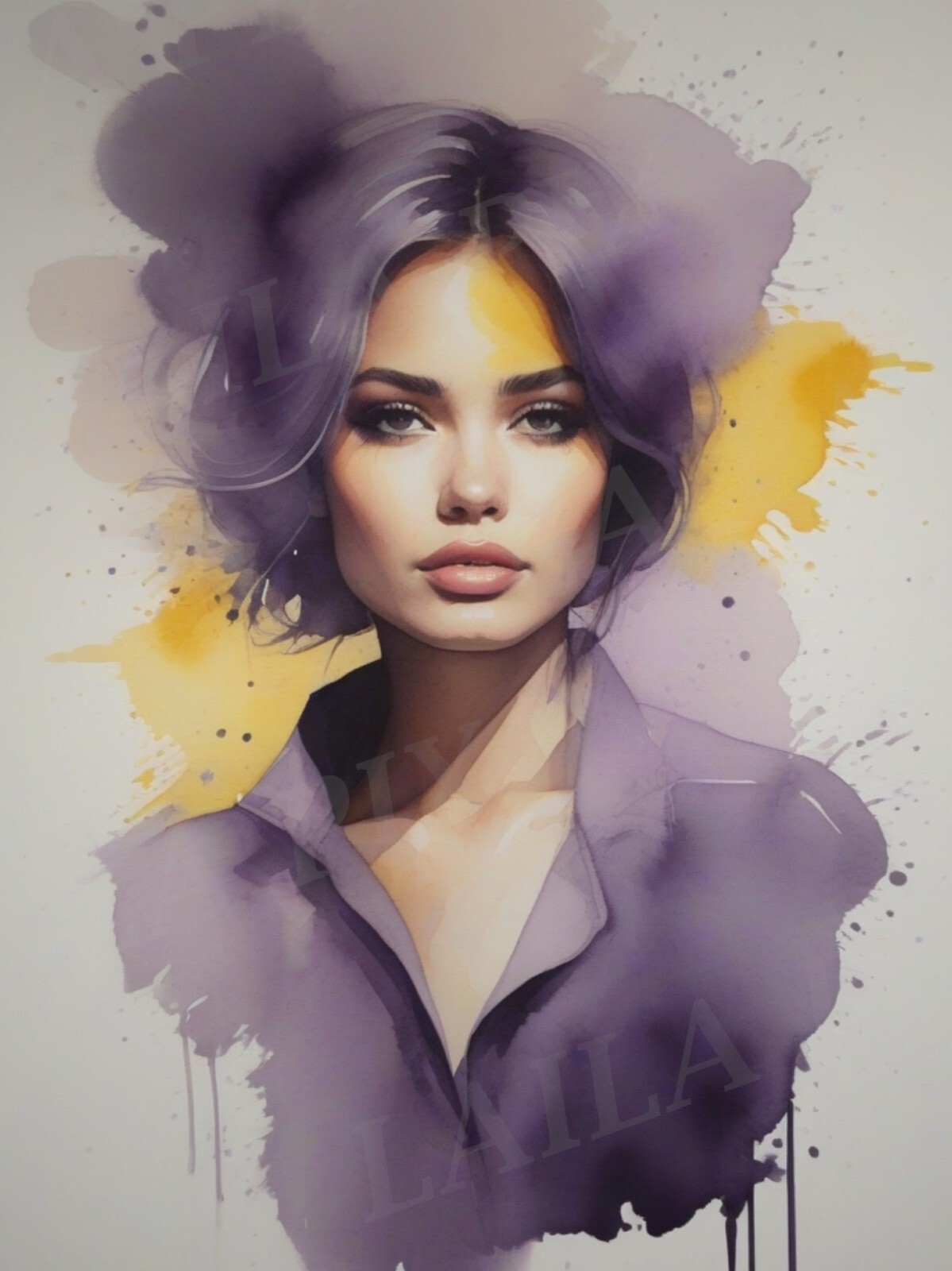 Woman Portrait Abstract Wall Art Home Décor Print Modern Art Prints eBay