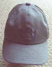 Under Armour Youth Hat Cap Gray with Pink Silver Logo Strapback Casual