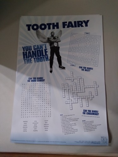 "Tooth Fairy" Promo Movie Poster 13.5x20in (2010) Dwayne Johnson - Bild 2 von 2