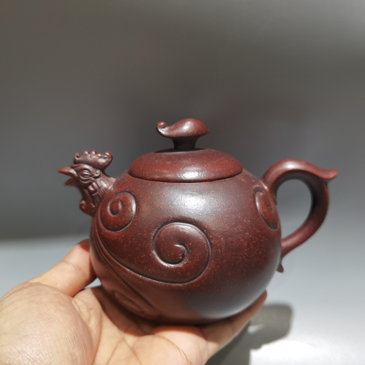 6″ Yixing Zisha Clay chicken Rooster cock Kung Fu tea Health